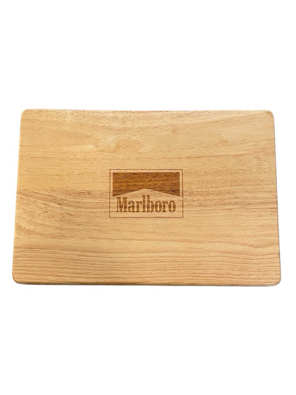 Vintage Marlboro Cigarette Promo Poker Playing Set Wooden Case Chips No Cards